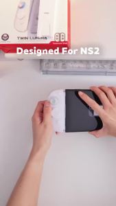 IINE RGB Wireless Gamepad Twin Lumina for Nintendo Switch 2 RGB Wireless Knight Left and Right Controller Hall Joystick Gamepad