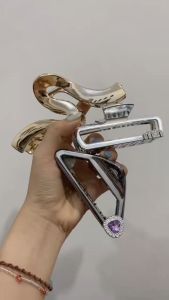 Fyngalery ♛ Jedai Rambut Wanita Jepit Rambut Metallic Aksesoris Rambut Wanita Fashion Korea DP353