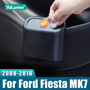 For Ford Fiesta MK7 2008 2009 2010 2011 2012 2013 2014 2015 2016 Portable Car Storage Box Trash Can Garbage Pocket Sundries Bin