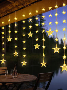 ไฟตกแต่งสีสันสดใส ไฟโซลาร์เซลล์สำหรับกลางแจ้ง ไฟตกแต่งภายในแบบอบอุ่น ไฟตกแต่งสวน ไฟตกแต่งภายในแบบไม่มีสาย ไฟ LED ไฟโซลาร์เซลล์