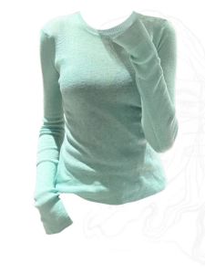 HUOLISI | Mint Green Fitting Turtleneck Sweater
