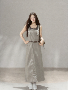 Wildberry | Đầm Hè Cao Waist Vintage Khaki