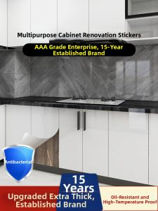 REVGUEN | Waterproof Oil-Resistant Moisture-Proof Adhesive Furniture & Kitchen Wall Stickers