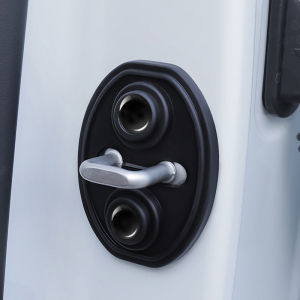 Car Door Lock Buffer Shock Absorber Car Silicone Door Latch Protective Covers Anti-collision Cushion For Ford Ranger Raptor T9 T6 T7 T8 Everest Focus Fiesta Kuga Mustang Ecosport