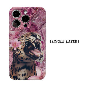 BILIBILI | Pink Money Leopard For Magnetic Phone Case for IPhone 17 16 15 14 13 Pro Max Plus Single Double-layer tough Case