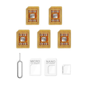 Esim để Nano Sim đồ đựng thẻ esim Bộ chuyển đổi thẻ hàn tấm phục hồi vật lý thẻ tấm làm cho của riêng bạn Thẻ Sim DIY 2 cái