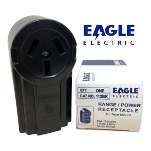 EAGLE PLUG BAKELITE HOUSING or 112BK RECEPTACLE | ZeJe Electrical