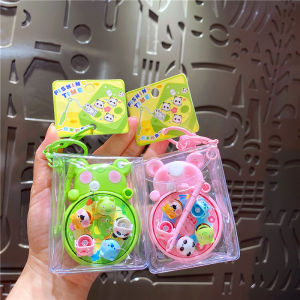 สร้อยกุญแจพร้อมจักรยานหมูสีชมพู สร้อยคอสัตว์ประดับกระเป๋าเพื่อนรัก สัตว์ประดับหัวเข็มขัดแบบหมุนได้ ชิ้นส่วนติดหน้าอก