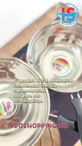 PANCI MIE STAINLESS STEEL PANCI SUSU PALING MURAH 18CM SAUCE PAN - PANCI REBUS AIR MIE - WAJIB TAMBAH KARDUS / BUBBLE