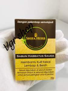 SABUN HABBATUS SAUDA 100% original 50g SHIFA HERB harga factory