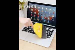 Little Yellow Duck Mini Broom Pupils Dustpan Desk Desktop Table Broom Penyapu Mini Meja 小黄鸭迷你扫把