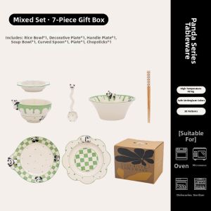Gift Ceramic Dining Set Relief Design