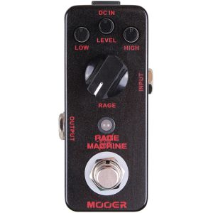 IRIN | MOOER Rage Machine Guitar Effect Pedal Kim Loại Nặng Biến Dạng Overdrive True Bypass Đàn Guitar Điện Phụ Kiện