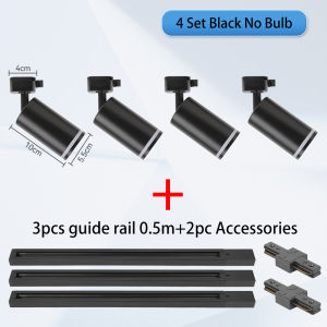 Track Light Modern Led Ceiling Lamp 110V 220V Spots To Ceiling Lighting Gu10 Led Lights Spotlights led ceiling Kitchen Lighting