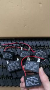 แคปพัดลม 1.5uF 450VAC 50/60Hz คาปาซิเตอร์พัดลม อะไหล่พัดลม CBB61