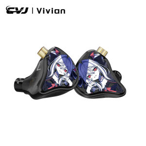 Cvj Vivian 10Mm màng loa điện động Trong Tai Tai Tai Nghe Thích Hợp Cho Trò Chơi 0.78Mm 2Pin cáp có thể tháo rời Chất Lượng âm thanh độ trung thực cao