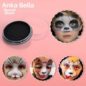 Sơn Trang Điểm Mặt và Cơ Thể Dựa Trên Nước Màu Đen Lì 30g