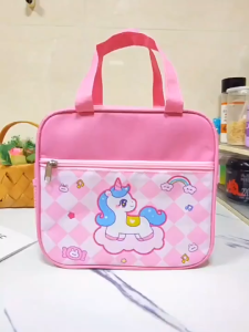 Cute Cartoon Insulated Lunch Bag Girls Kuromi  Waterproof Lightweight Large Portable Lunch Box Bag