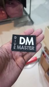 Tec40 CQI Products VELCRO PATCH DM DIVEMASTER ดำน้ำ อาร์มตีนตุ๊กแก Tec40store ไรท์สาระกับครูแว่น