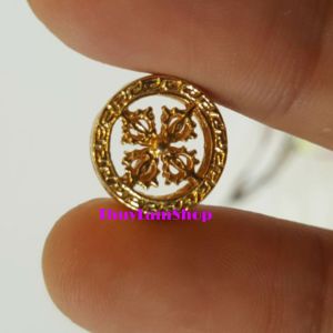 Charm Bánh xe pháp luân quyền năng 12-14li  làm vòng hàng đẹp titan