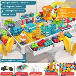 BENZISHIDUO | Educational Multi-functional Large-grain Building Block Table