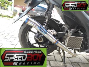 Knalpot racing Salemba ceklis gp.k33 SPEEDBOY Original NMAX NEW AEROX  VARIO125/150 NEW  AEROX OLD / LEXI