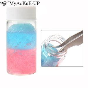 Eyelash Tweezers Cleaner Lash Glue Extension Supplies Cleaning Sponge Eyelashes Glue Remover Tweezers Cleaner Makeup Tools