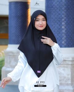 AR 890 by Arrafi hijab jilbab kerudung bergo daily Khimar pet antem