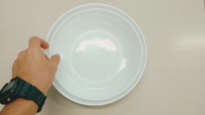 Premium Thick Opal Dining Bowl Plate (22.5cm & 25cm)