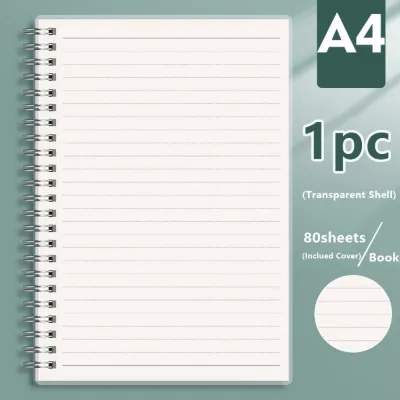 A4/A5/A6/B5 Coil Notebook Grids/Blank/Horizontal Line Flip Over Design Spiral Notepad Sketchbook School Office Supplies