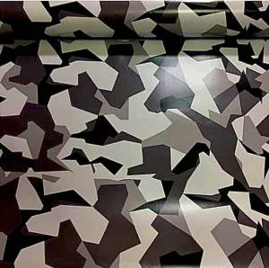 camouflage camo vinyl sticker wrap -adhesive -stretchable -washable -waterproof standard size 150cm x 30cm