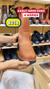 Big Truck Mens Safety Boots Pull On (8") SS 8018 Kasut Keselamatan Safety Shoes SIRIM DOSH