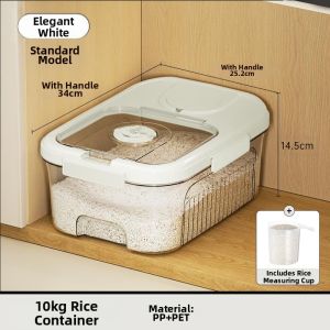 MOMIAN | Automatic Rice Dispenser Food Grade Insect Proof Moisture Proof Large Capacity Rice Container