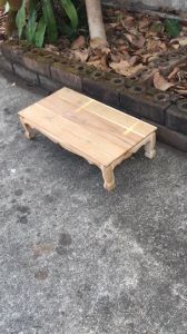 9 หน้า 4 ขนาด กว้าง 34 ซม. ยาว 65 ซม. สูง 17 ซม. หมู่ ฐานโต๊ะมันหมู่บูชาไม้สัก การผลิตดิจิทัลเซีย เชื่อมเตยว่าจะมีเครื่องมือที่สุขภาพดีที่จะปลอดภัย