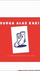 Kaos kaki kerja tanggung 3/4 motif diatas matakaki