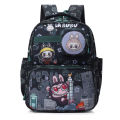 New cartoon large capacity school bag Labubu first, second and third grade primary school students w. 