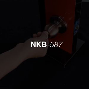 NOBLEZA Kunci Bulat Handle Gagang Pintu Kamar Mandi Stainless NKB-587 SS