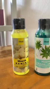 Thai Hair Treatment Minyak Zaitun Minyak Kemiri Minyak Perawatan Rambut Thai 125ml