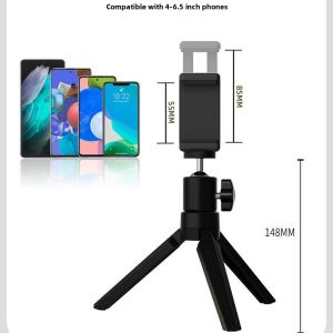 Bbzy | Portable Tripod Stand for Smartphones Mirrorless Cameras Action Cameras Projectors