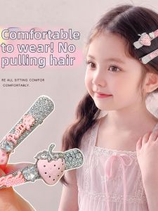 DUBAO | Cute Strawberry Cartoon Hair Clips Non-harmful
