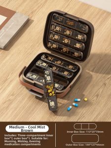 ASCOR | 7 Days Portable Large Capacity Medicine Box Reminder