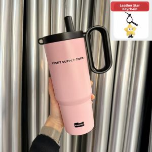 MOLORE | Luxurious Evening Large Capacity Vacuum Flask Straw Cup Car Use 316 Stainless Steel