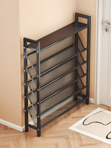 Ultra-Thin Multi-Layer Shoe Rack Entrance Door Small Narrow Home Use Simple Installation Easy-To-Assemble Shoe Cabinet