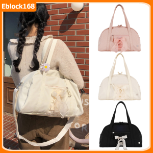 Ribbon Bow Leisure Sports Gym Bag Short Distance Single Shoulder Travel Bag Large Capacity Dry and Wet Separation Yoga Bag