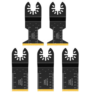 Cutting MetalSteel NailsScrewsCarbide Tooth Blade Oscillating Saw Blades 5pcsMultitool Oscillating Tool Accessories