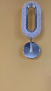 Gold Crystal Wall Lamp Led Tricolor Wall Lamps For Living Room Bedroom Wall Lampshade Home Indoor Light YHLAMP