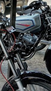 STANDAR SAMPING TINGGI CHROME RX KING SCORPIO THUNDER BAHAN TEBAL BEDA DARI YANG LAIN