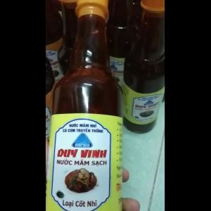 [HCM]500ML Nước Mắm Sạch DUY VINH Loại Cốt Nhĩ Đặc Biệt Từ Cá Cơm Nguyên Chất Bình Thuận