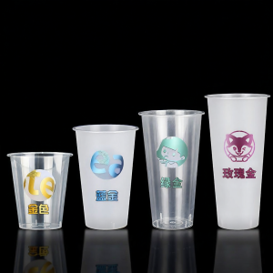 Disposable Matte Transparent Thickened Customized Beverage Cup