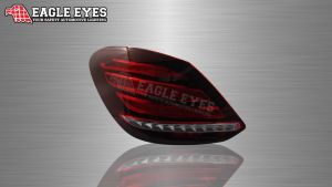 MERCEDES BENZ C-CLASS W205 2015-2021 LED SEQUENTIAL SIGNAL WELCOME LIGHT RED TAILLAMP